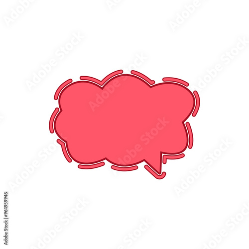 Colorful Speech Bubble Template