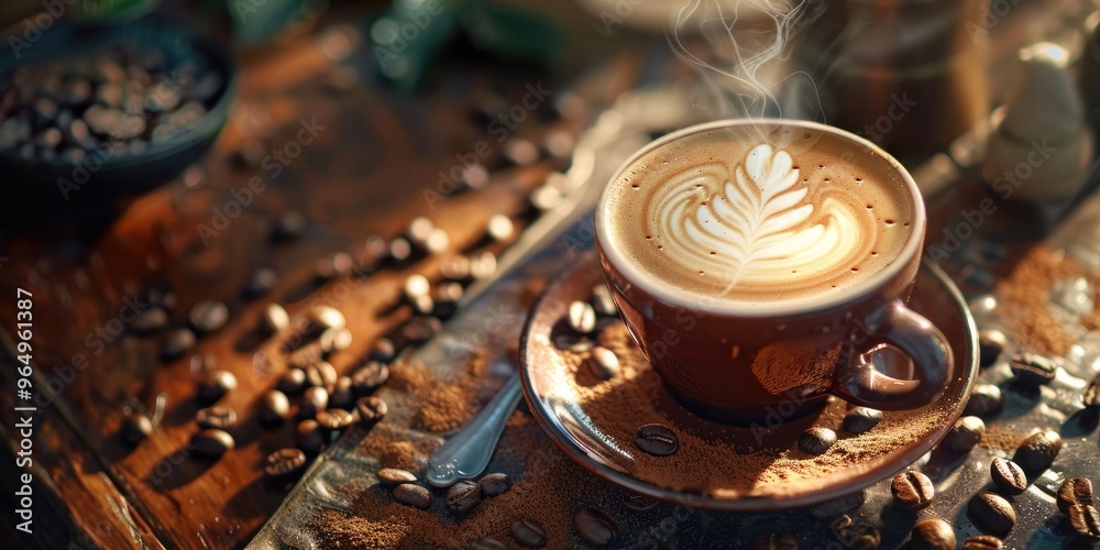 Coffee Bean Cappuccino Art Coffee Bean Cappuccino Art