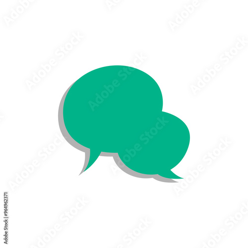 Cute Text Box Speech Bubble Template