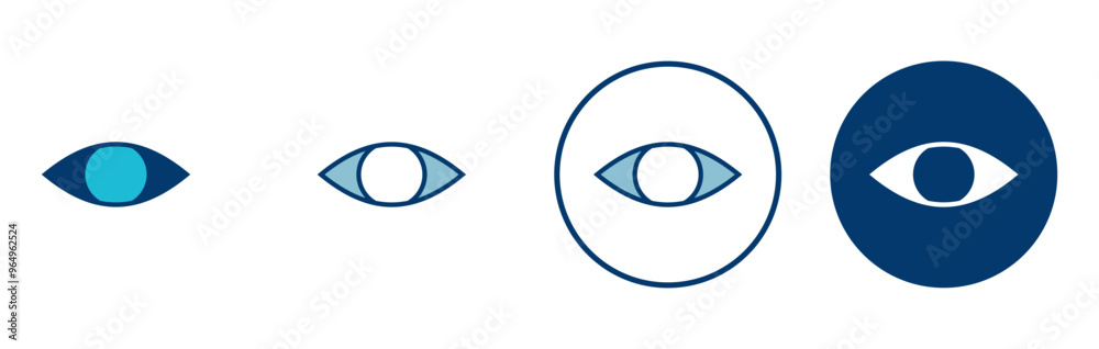 Eye icon vector isolated on white background. Look and Vision icon. Eye vector icon Eye icon vector isolated on white background. Look and Vision icon. Eye vector icon