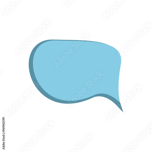 Cute Text Box Speech Bubble Template