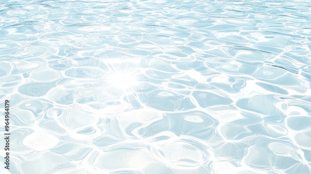 Obraz premium Abstract Blue Water Texture Background Ripples Reflections Light