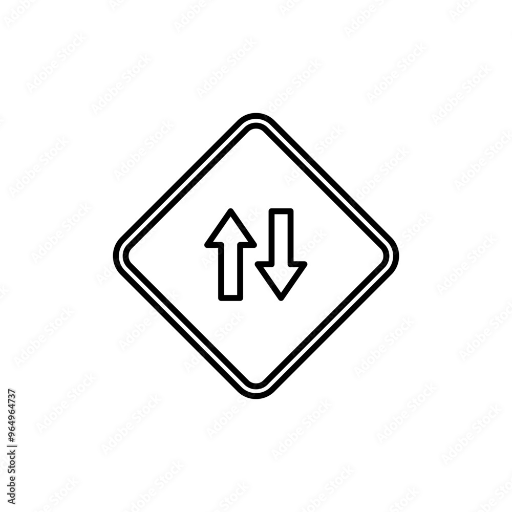 Road Sign Outline Template Road Sign Outline Template