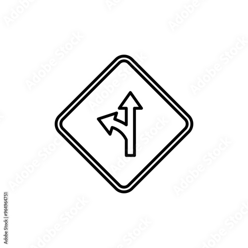 Free Download Road Sign Outline Template - GFXLoad