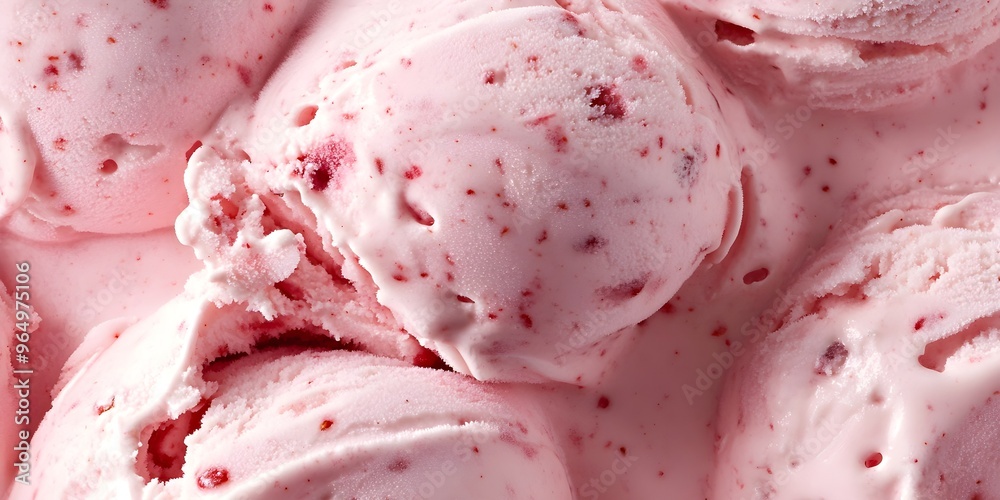Strawberry Ice Cream texture Strawberry Ice Cream texture