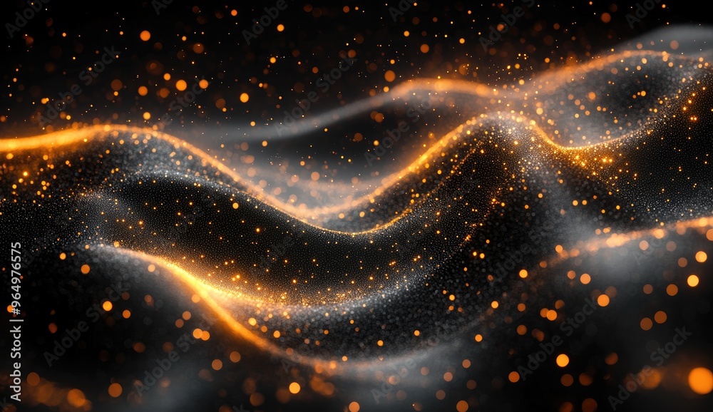 Abstract Glittering Waves Abstract Glittering Waves