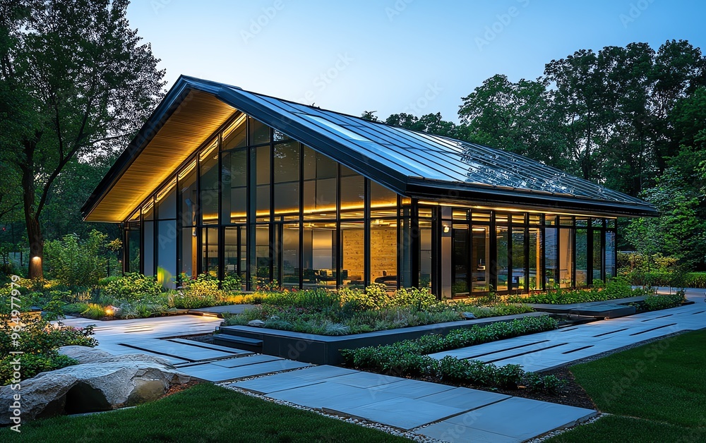 Picture of Innovative zero waste energy community center with sustainable design ...