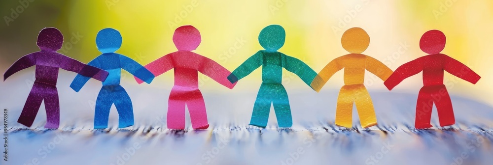 Obraz premium Workplace Equality: Promoting Inclusion and Diversity Among Employees