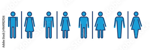 Toilet icon vector. restrooms icon vector. bathroom sign. wc, lavatory