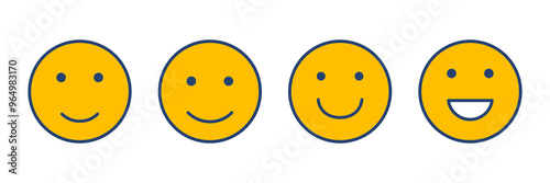 smile icon vector. smile emoticon icon. feedback