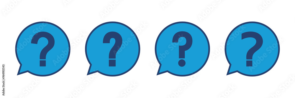Question icon vector. question mark icon vector. Question icon vector. question mark icon vector.