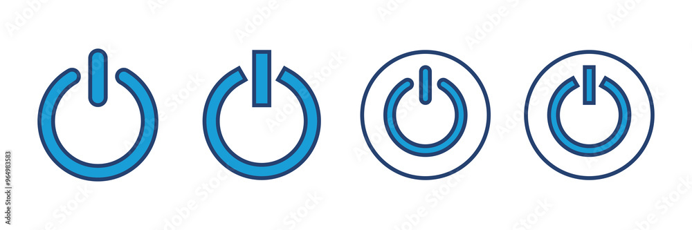 Power icon vector. Power Switch Icon. Electric power Power icon vector. Power Switch Icon. Electric power