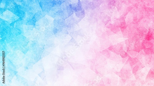 Abstract Watercolor Background with Blue and Pink Colors