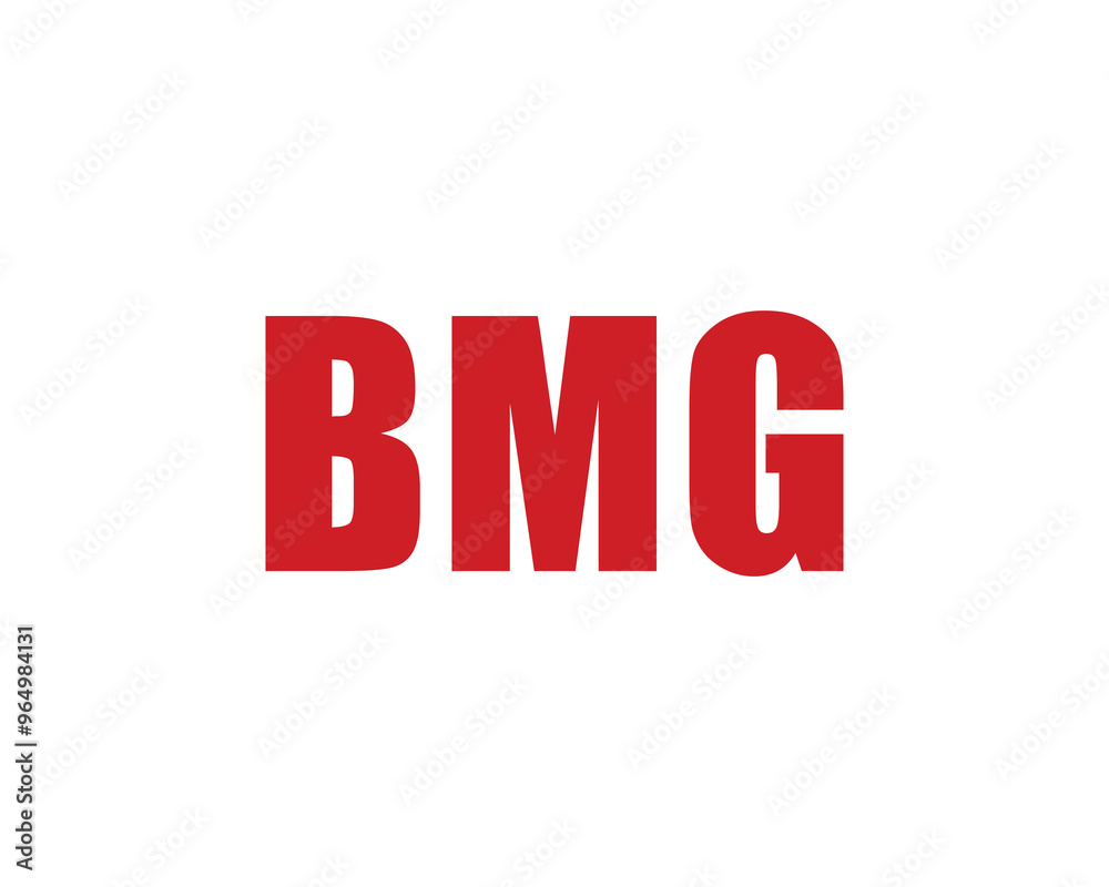 BMG logo design vector template. BMG BMG logo design vector template. BMG