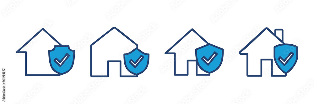 house insurance icon vector. house protection icon. house insurance icon vector. house protection icon.