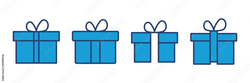 Gift icon vector. gift vector icon. birthday gift Gift icon vector. gift vector icon. birthday gift