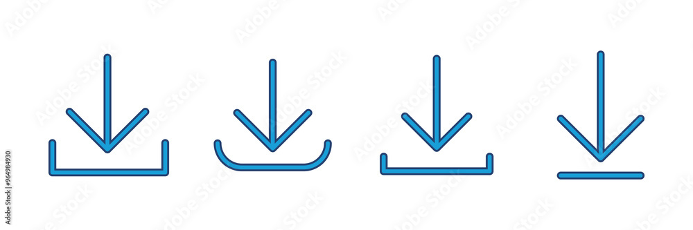 Download icon vector. Download vector icon Download icon vector. Download vector icon