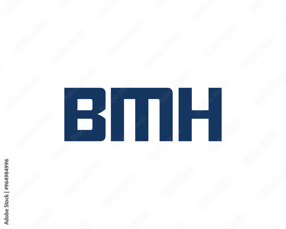 BMH Logo design vector template. BMH BMH Logo design vector template. BMH