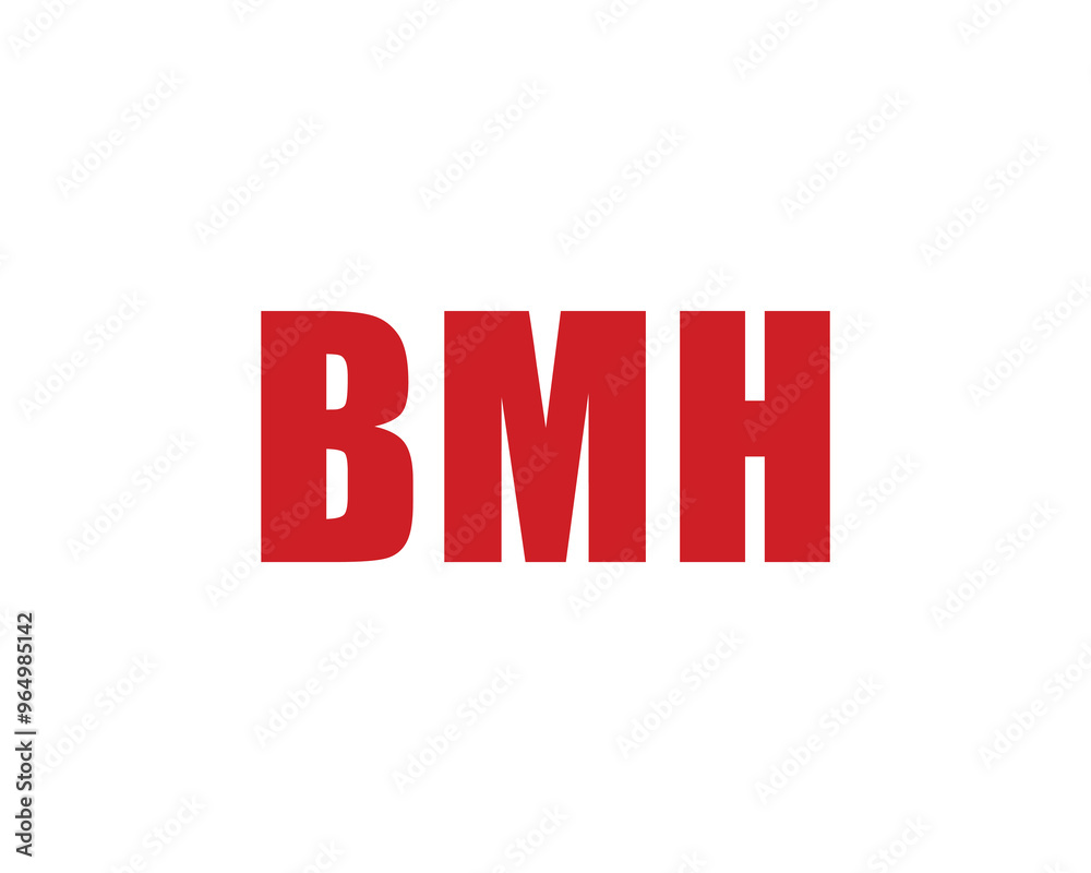 BMH Logo design vector template. BMH BMH Logo design vector template. BMH