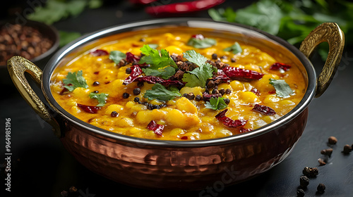 A vibrant bowl of lentil cu...
