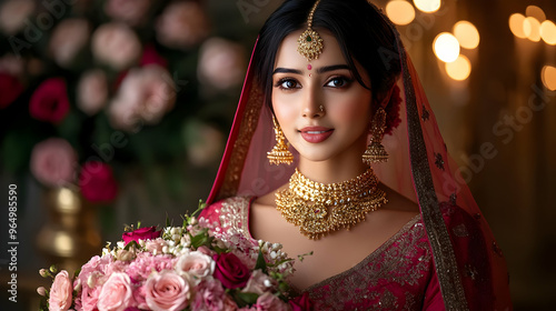 A woman in traditional atti...