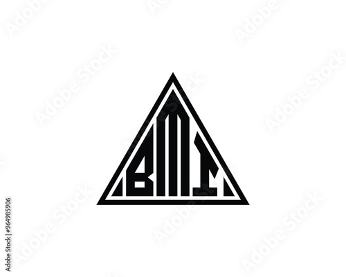 BMI logo design vector template. BMI