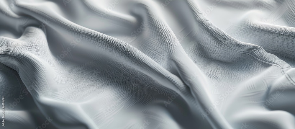 Obraz premium Detailed Cotton T Shirt Edges Mockup