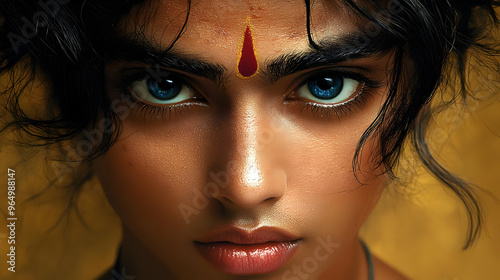 Close-up portrait of a pers...
