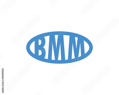 BMM Logo design vector template. BMM