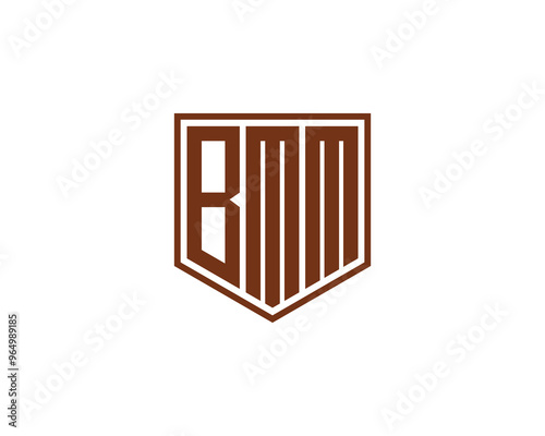 BMM Logo design vector template. BMM