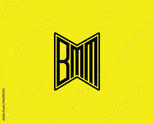 BMM Logo design vector template. BMM