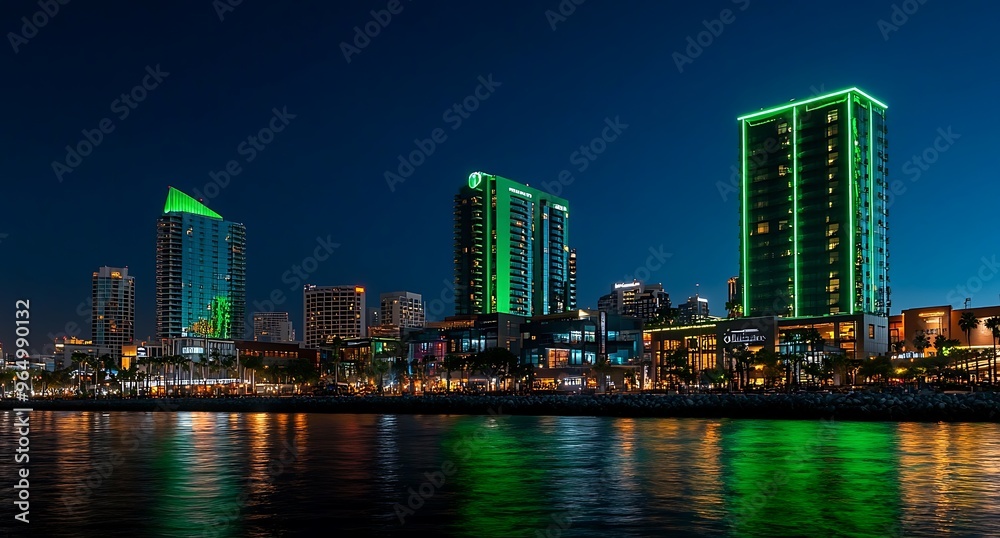 San Diego Skyline, California, USA San Diego Skyline, California, USA