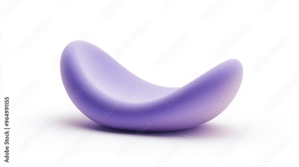 Modern Minimalist Purple Abstract Art Sculpture Modern Minimalist Purple Abstract Art Sculpture