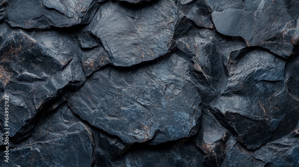 Black stone texture background Black stone texture background