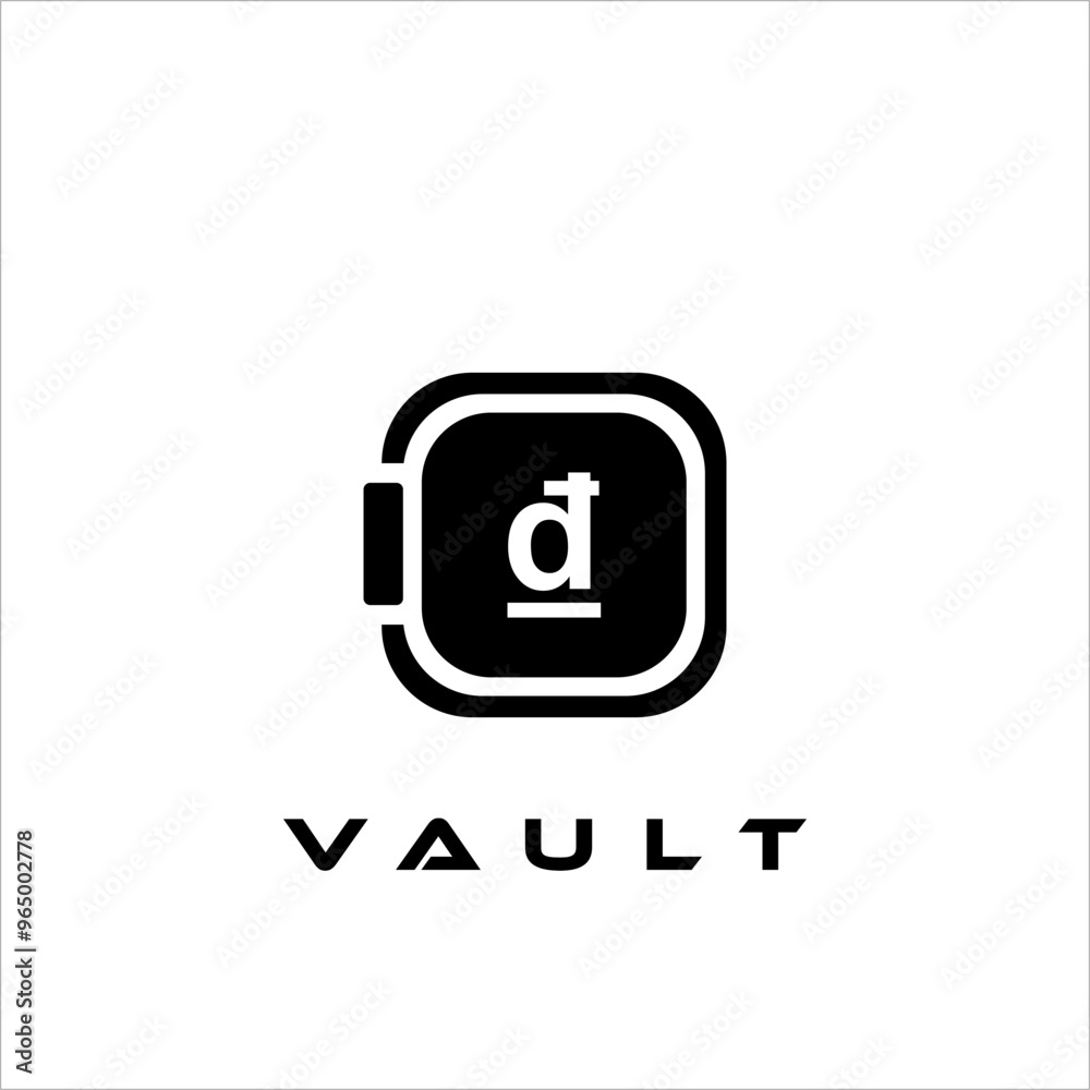 Combination of safe logo design and currency symbol
Combination of safe logo design and currency symbol