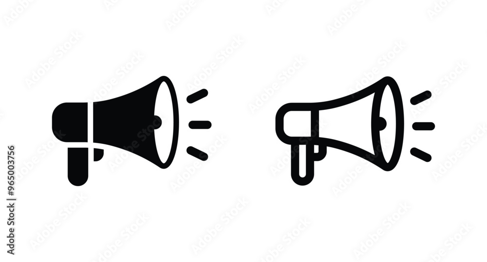 megaphone icon vector. Loudspeaker megaphone vector megaphone icon vector. Loudspeaker megaphone vector