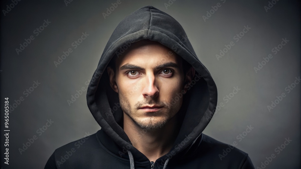 The individual steps forward, their black hoodie up and covering their face, their expression a blank slate. The individual steps forward, their black hoodie up and covering their face, their expression a blank slate.