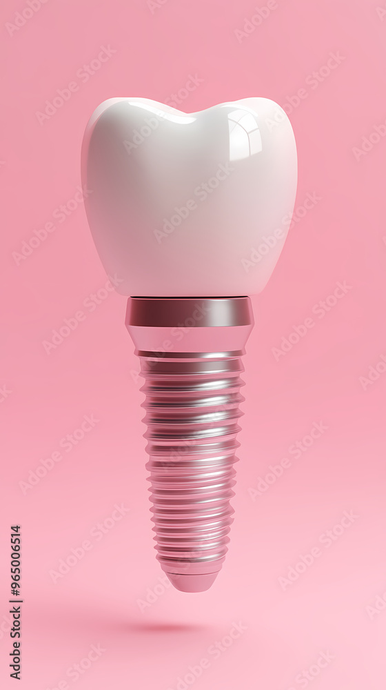 Minimalist style dental implant model Minimalist style dental implant model