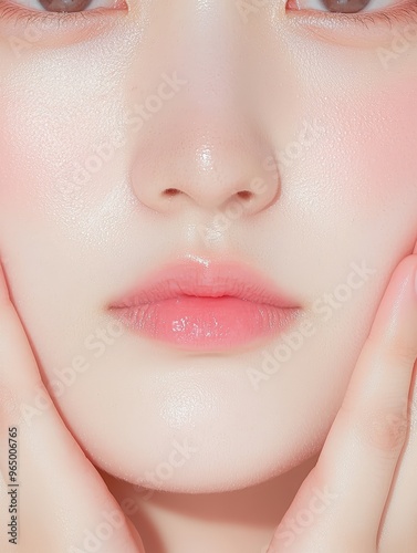 Close-up of a woman's face