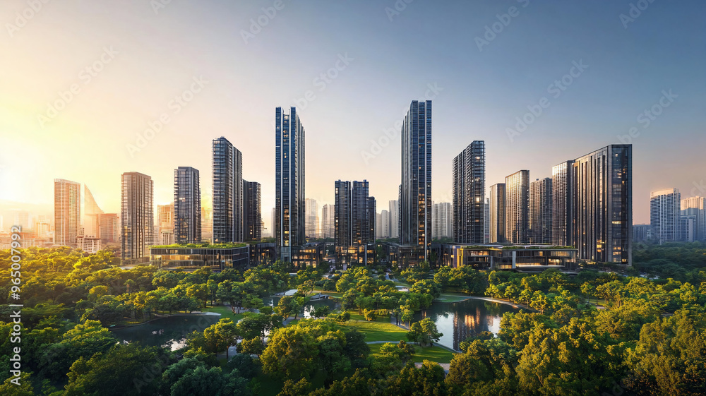 Fototapeta premium city cityscape