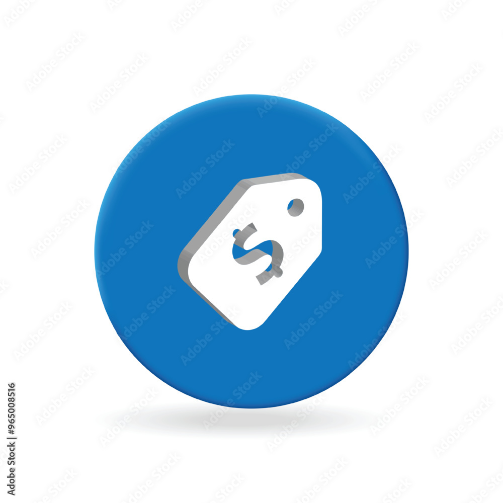 3d dollar sign realistic icon vector concept 3d dollar sign realistic icon vector concept