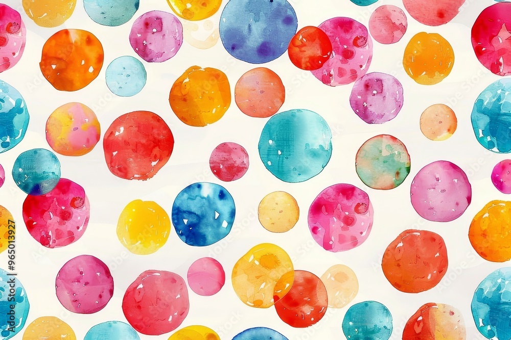 Whimsical Spots A Vibrant Polka Dots Pattern Whimsical Spots A Vibrant Polka Dots Pattern