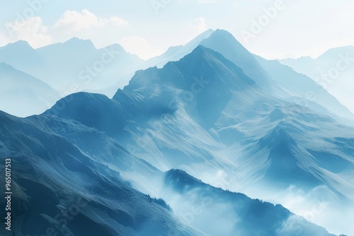 Discover the Serenity of Mountain Range Backgrounds