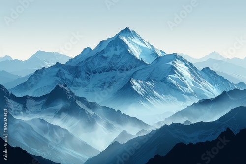 Majestic Mountain Range Backgrounds for Stunning Designs