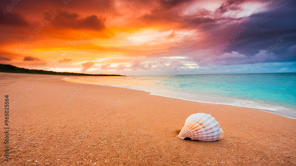 Obraz premium seashell on the beach