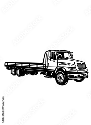 Tow Truck | Truck Driver | Towing Service | Heavy Equipment | Towing Machine | Towing Crew | Tow Trucker Dad | Skilled Driver | Original Illustration | Vector and Clipart | Cutfile and Stencil