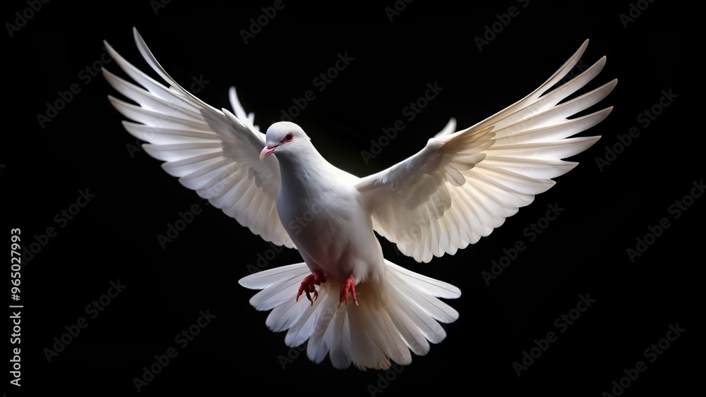 White dove soaring gracefully against a dark black background at a funeral ceremony, peaceful,white dove, serenity, spiritual, condolence, funeral service, grief, funeral, tranquility White dove soaring gracefully against a dark black background at a funeral ceremony, peaceful,white dove, serenity, spiritual, condolence, funeral service, grief, funeral, tranquility