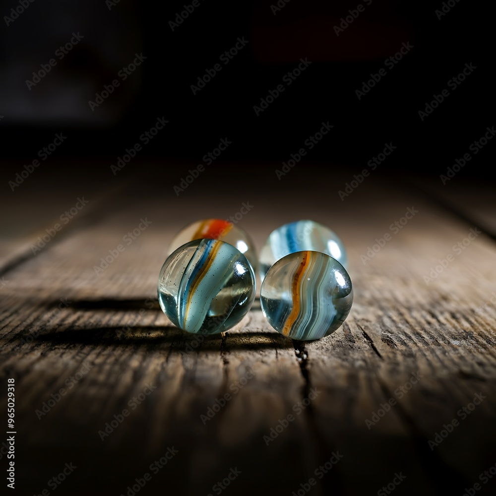 Obraz premium Marbles on the floor