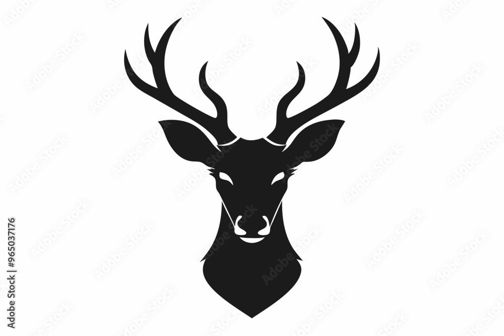 silhouette of a deer silhouette of a deer