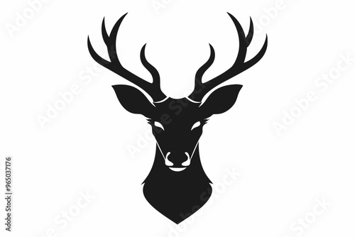 silhouette of a deer